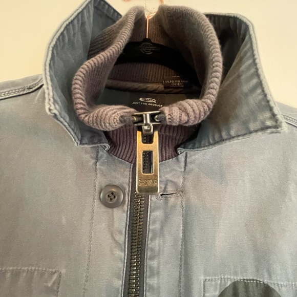 G-Star Raw Marshall GO1 L/S. Size Medium. Color: Bluish Gray - Picture 3 of 5